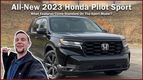 What Does The Sport Model Come Standard With? | 2023 Honda Pilot Sport - YouTube