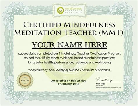 Mindfulness Teacher Training: The Accredited Online Certification Program