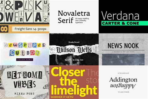 9 Best Newspaper Fonts for Headlines & Body