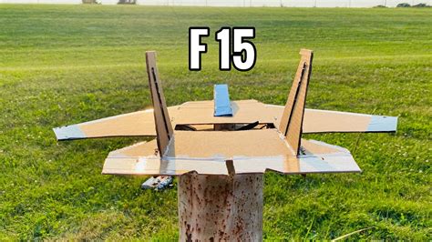 F-15 Rc Jet Airplane : Diy Cardboard Scratch Build Rc Airplane - YouTube