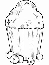 Blueberry Muffin coloring page  Free Printable Coloring Pages sketch template