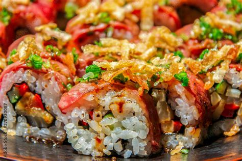 Wagyu beef Sushi - Japanese food. Stock Photo | Adobe Stock