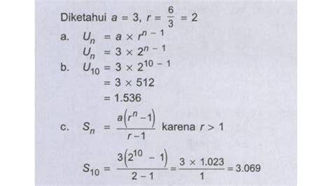 Rumus Deret Geometri: Pengertian, Contoh Soal, dan Pembahasan | Mrjulianto