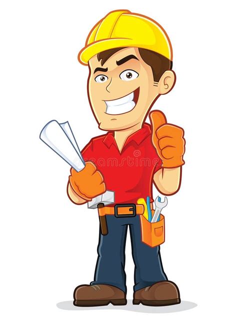 Construction Worker Cartoon Clipart Free