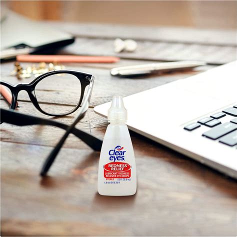 Clear Eyes Redness Relief Eye Drops - Soothes Irritation, 0.2 fl oz