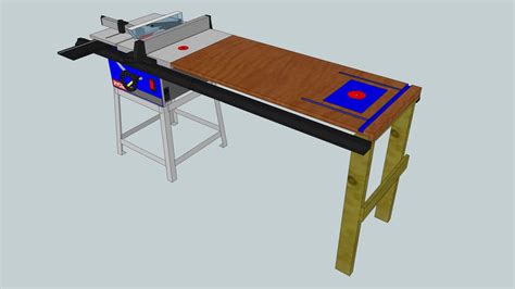 Ryobi BT3100 with wide table | 3D Warehouse