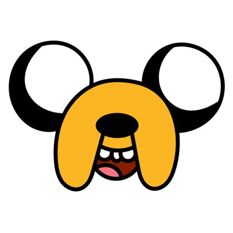 Adventure Time Jake the Dog Face Decoration Sticker - Sticker Mania