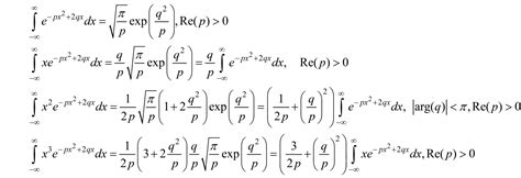 Gaussian integrals and evolution of the mean values — Out of Equilibrium