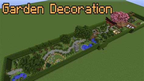 Minecraft Garden Decoration Ideas! - YouTube