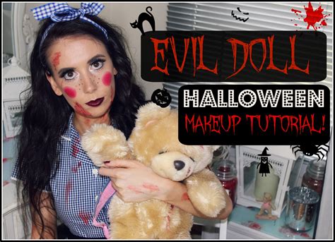 HALLOWEEN DOLL MAKEUP TUTORIAL - The Girl In The Tartan Scarf