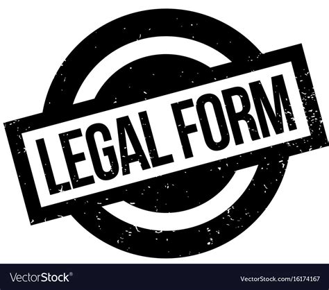 Legal form rubber stamp Royalty Free Vector Image