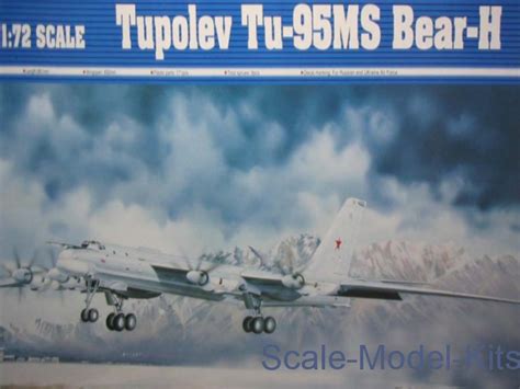 Trumpeter - Tupolev Tu-95MS Bear-H - plastic scale model kit in 1:72 scale (TR01601)//Scale ...