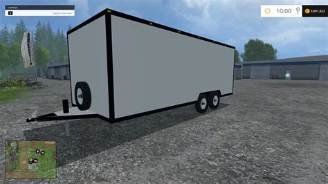 ENCLOSED UTILITY TRAILER V1 FS 2015 - FS 15 Trailers Mod Download