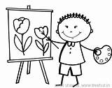 Happy Stick Figures sketch template