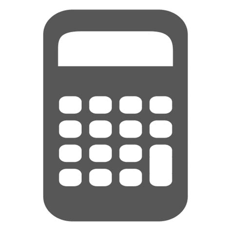 Calculator flat icon - Transparent PNG & SVG vector file