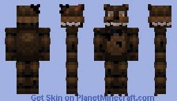 FNaF 4 Nightmare Freddy (Remastered) Minecraft Skin