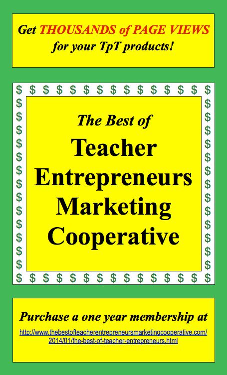 October 2015 – The Best of Teacher Entrepreneurs Marketing Cooperative