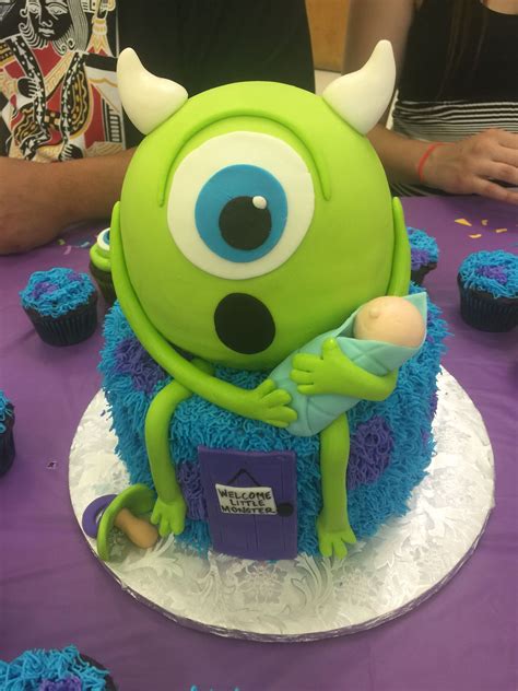 Monsters inc baby shower cake by lavish Lucy | Monster baby showers ...