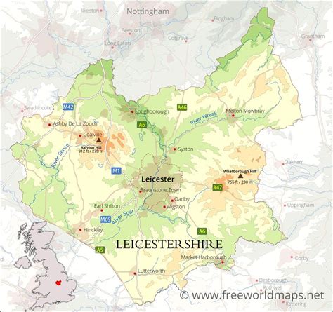 Leicestershire Maps