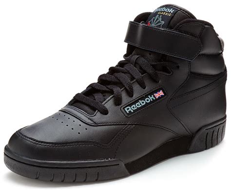 Reebok Classic EXOFIT Ex-O-Fit Hi Leather Trainers in Black 3478 | eBay