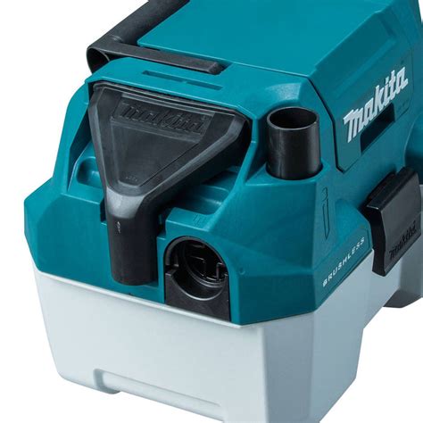 Makita XCV11Z 18 Volt 2 Gallon Brushless Wet/Dry Dust Extractor/Vacuum ...