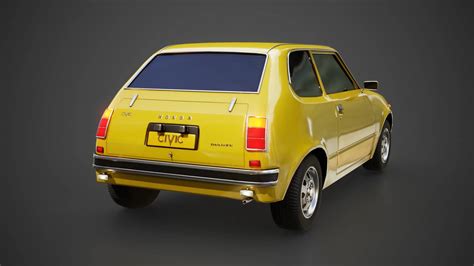 Honda_Civic_1972 - FlippedNormals