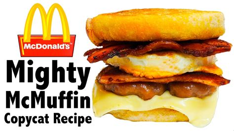 McDonalds Mighty McMuffin COPYCAT RECIPE - Greg's Kitchen - YouTube