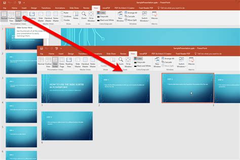 How to Use the Slide Sorter View in PowerPoint