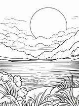 Sunrise 5 coloring Page  Download Print Or Color Online For Free sketch template