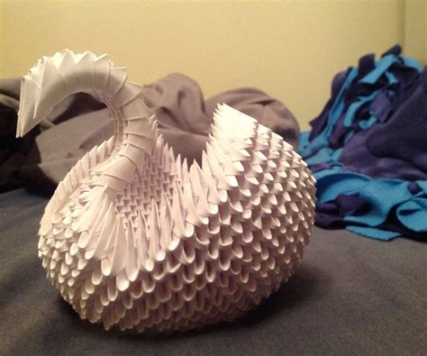 3D Modular Origami Swan : 7 Steps (with Pictures) - Instructables