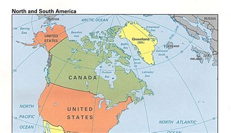 Map Of The Western Hemisphere | World Map 07