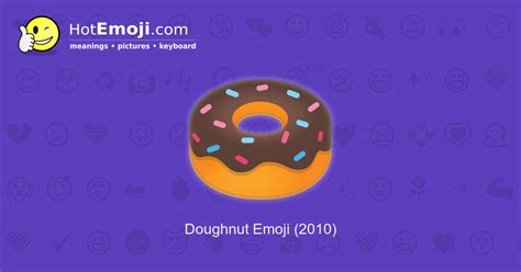 🍩 Donut Emoji Meaning with Pictures: from A to Z