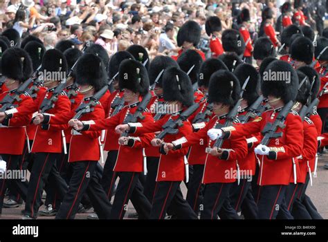 The Welsh guards on parade at the Trooping of the colour The Queen s official birthday ...