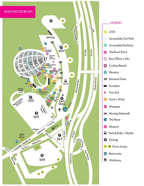 30 Hollywood Bowl Parking Map - Maps Database Source