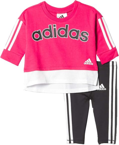 Amazon.com: adidas Baby Girls' Li'l Sport Long Sleeve Top & Leggings Clothing Set: Clothing