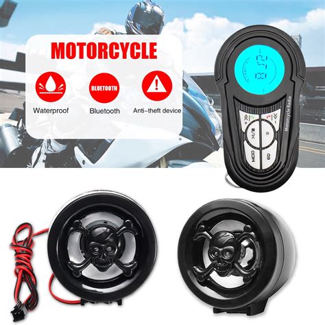 Motorcycle Waterproof Audio Radio Sound System Stereo USB SD FM Radio ...