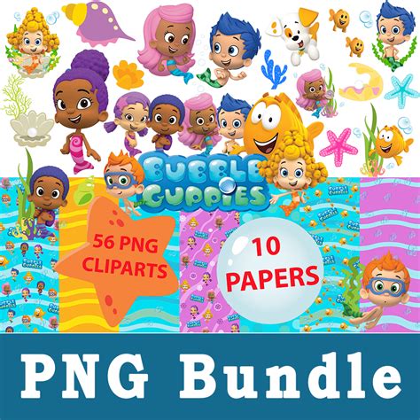 Bubble Guppies Png Bubble Guppies Bundle Png Cliparts Inspire Uplift 3740 | The Best Porn Website