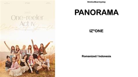 IZONE - PANORAMA || SUB INDO LIRIK/LYRICS ROM INA - YouTube