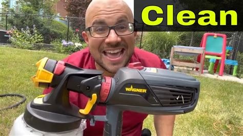 How To Clean A Wagner Flexio Paint Sprayer-Easy Tutorial - YouTube