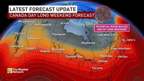 Your changeable Canada Day forecast may turn into a game of musical ...