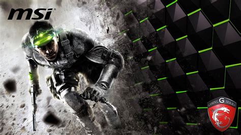 Download MSI Gaming Laptop With Splinter Cell Blacklist Sam Fisher Wallpaper | Wallpapers.com