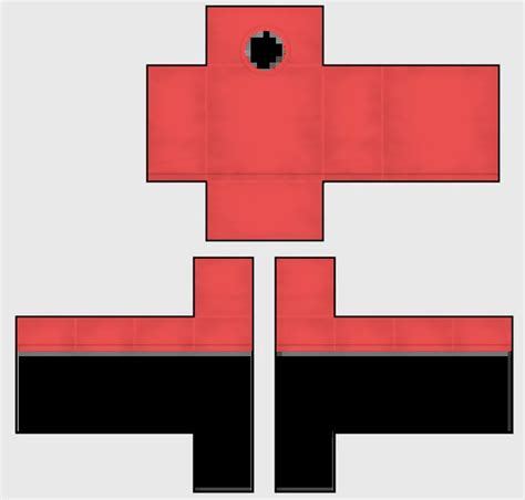 Free Red T-shirt with Shading Roblox Template Roblox Clothes Free ...