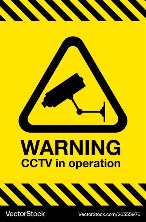 Cctv Camera Warning Sign