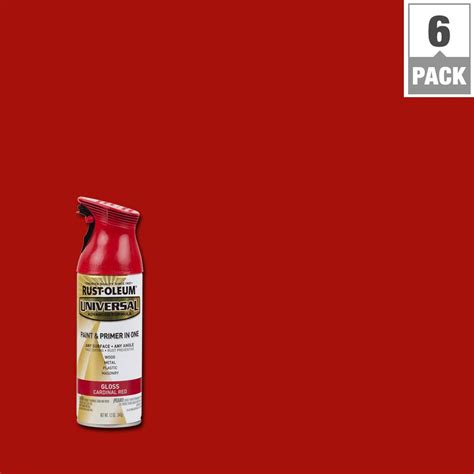 UPC 020066172503 - Spray Paint: Rust-Oleum Universal Paint 12 oz. All-Surface Gloss Cardinal Red ...
