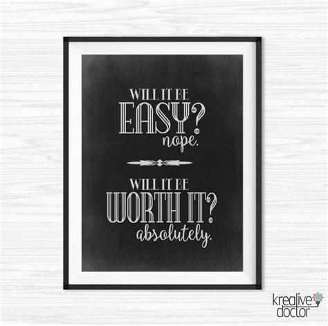 Chalkboard Quote - Chalkboard Art Print - Motivational Quotes ...