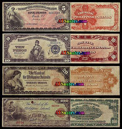 Philippines banknotes - Philippines paper money catalog and Philippine currency history ...