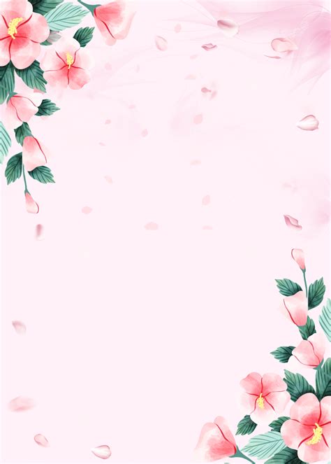 Pink Watercolor Floral Background Wallpaper Image For Free Download - Pngtree