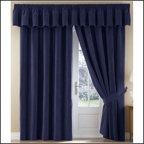 Sanela Navy Blue Velvet Curtains - Curtains : Home Design Ideas #kWnMejqnvy27638