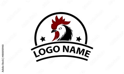 chicken logo design vector template, creative logo brand Stock Vector | Adobe Stock