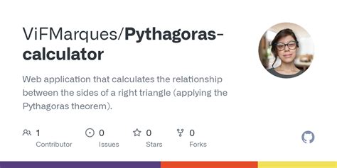 GitHub - ViFMarques/Pythagoras-calculator: Web application that calculates the relationship ...